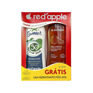 RED APPLE KIT SUMMER FPS 50 125ml + GEL HIDRATANTE MELANCIA 130ml