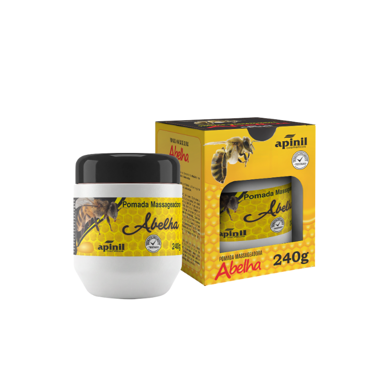 APINIL POMADA MASSAGEADORA ABELHA 240G