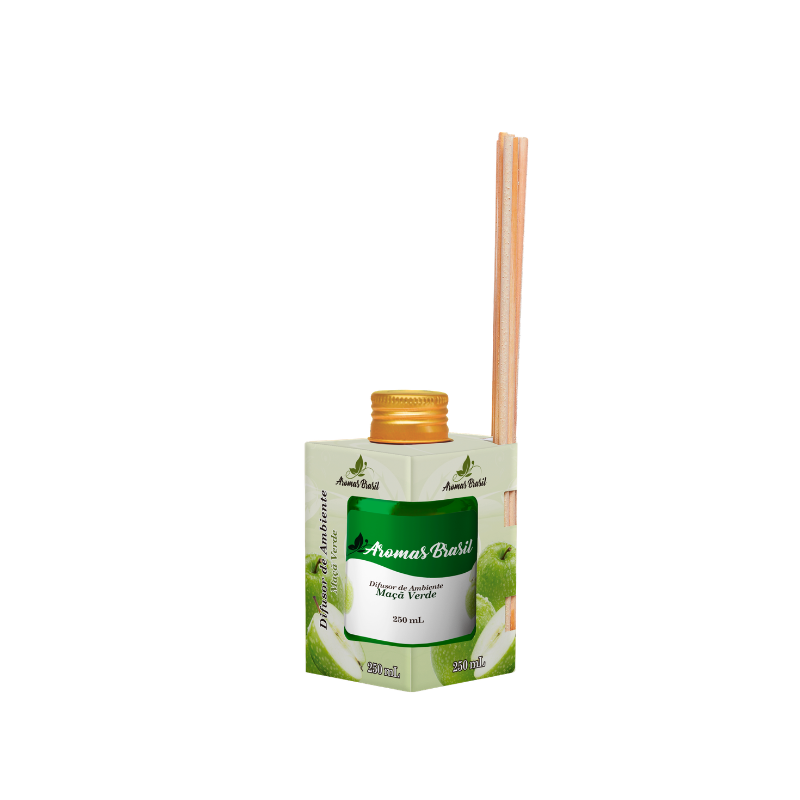 AROMAS BRASIL DIFUSOR DE VARETA 250ML MAÇA VERDE