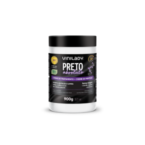 VINI LADY CREME TRAT. 900G PRETO ABSOLUTO