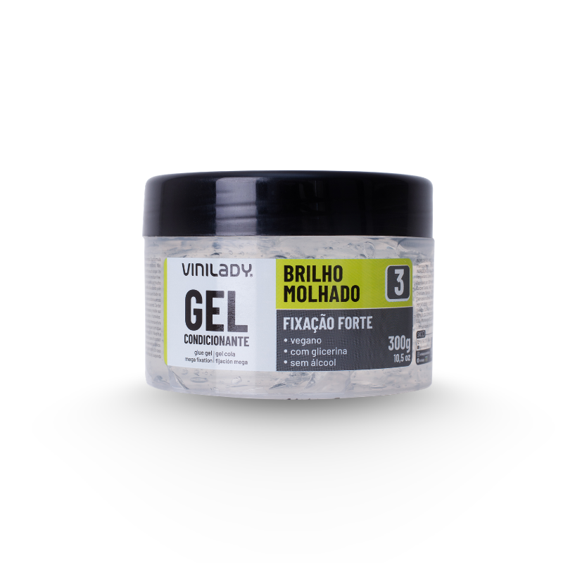 VINI LADY GEL 300G FIXACAO FORTE INCOLOR N3