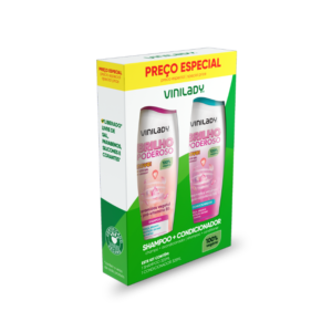 VINI LADY KIT SHAMPOO + COND. BRILHO PODEROSO 325ML