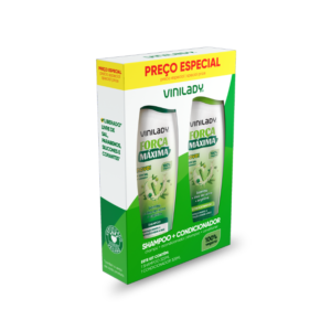VINI LADY KIT SHAMPOO + COND. FORÇA MAXIMA 325ML
