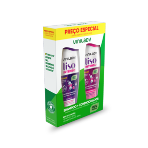 VINI LADY KIT SHAMPOO + COND. LISO INTENSO 325ML