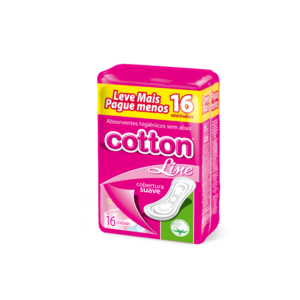COTTON LINE ABSORVENTE 16UN S/ABAS SUAVE