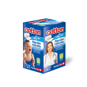 COTTON LINE ALGODAO HIDROFILO CX C/25G