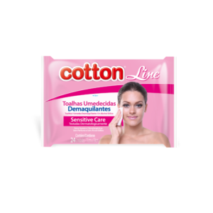 COTTON LINE TOALHAS C/24 DEMAQ. SENSITIVE CARE