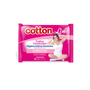 COTTON LINE TOALHAS C/24 FEMININAS HIG INTIMA